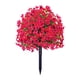 thumbnail image 1 of Estaca De Jardín De Flores Violetas Artificiales Con Estacas Para El Suelo Para Decoración Del Hogar Rosa Roja, 1 of 5