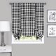 thumbnail image 3 of Panel de cortina ACHIM Buffalo Check 107x213 cm negro y blanco, 3 of 3