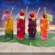 thumbnail image 1 of Juego de vasos tiki de vidrio coloreado Burns Glass, 480 ml, 4 piezas, 1 of 6