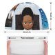 thumbnail image 2 of Jefe en pañales: Niño africano Gorro de Natación de Licra, Gorro de Baño de Tela Cómoda, Gorro Elástico Antideslizante para Hombres, Mujeres y Niños, 2 of 6