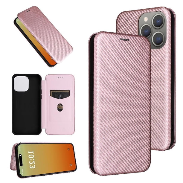 Funda Flip para FOXDOCK iPhone 15 Pro Max - Funda magnética de negocios, funda protectora delgada