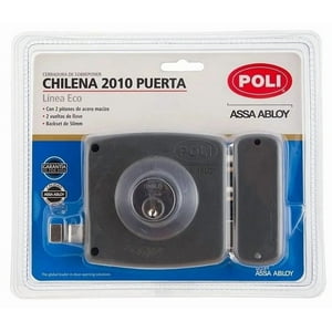 Chapa Cerradura Sobreponer 2010 Poli, Línea Eco