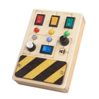 Bothyi - Tablero De Interruptores Led Actividades Juguetes De Viaje Para Ejercicio De Interacción Altavoz De Enseñanza