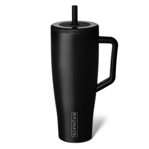 Vaso Brümate Era 1183 Ml Con Mango, Pajita Y Tapa De Acero Inoxidable