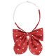 thumbnail image 1 of INSPIRE CHIC Lazos de Lunares Preatados con Correas Ajustables para Uniforme Casual Rojo para Mujeres, 1 of 5