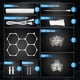 thumbnail image 2 of Luces de garaje FERUERW Hexagon 168 W 18480 lúmenes 6500 K 110 V, 2 of 7