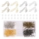 thumbnail image 4 of Kit de fabricación de aretes Tapones para aretes de bricolaje con Ganchos para aretes franceses Alambre para oreja para la fabricación de, 4 of 5