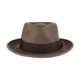 thumbnail image 1 of Sombrero Fedora Scala Classico X-Large Oliva Aplastable de Lana, 1 of 5
