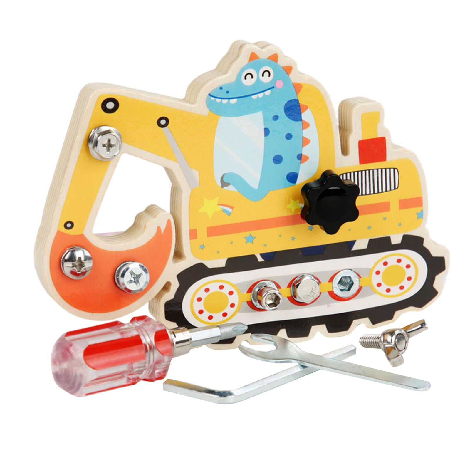 Magideal - Juego De Destornilladores Montessori, Coordinación Ojo-mano, Habilidades Básicas, Juguetes De Aprendizaje, Tablero De Atornillado, Tablero Sensorial P Cavador