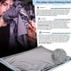 thumbnail image 2 of Paño de Microfibra Trendy Bartender 76x76 cm Gris Sin Pelusas, 2 of 9