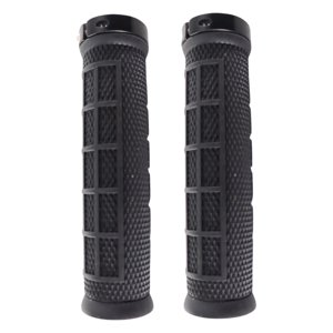 Magideal - Puños De Manillar De Bicicleta, Componentes De Ciclismo Antideslizantes, Puños De Manillar De Bicicleta Con Absorción De Impactos Para Bicicletas De C Negro