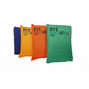 Dcobre - Pack 4 Esponjas Cobre Bye Microbio Colores.