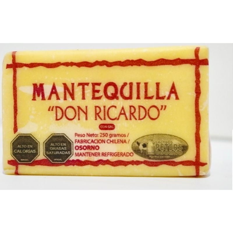 Mantequilla Artesanal Tradicional 250 gr Don Ricardo