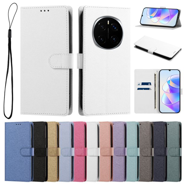Cartera Protectora para Honor Magic7 con Soporte, Blanco
