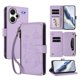 thumbnail image 1 of Funda Cartera Mariposa para [Xiaomi Redmi Note 13 Pro Plus 5G] con Soporte y Cremallera Morado claro, 1 of 6