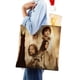 thumbnail image 4 of El Señor de los Anillos Bolso de tela con estampado de lienzo para mujer, bolsa de compras reutilizable y estética, con cremallera interior, regalo para mujer, 35 × 40 cm., 4 of 6