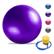 thumbnail image 2 of Pelota balon 75 cm pilates yoga con inflador pelotas Morado, 2 of 3