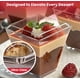 thumbnail image 2 of Vasos transparentes de plástico para postres Crystry de 5 oz, paquete de 100 con tapas, 2 of 6