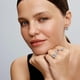 thumbnail image 2 of Anillo Pandora Plata Corazones Brillantes 6, 2 of 4