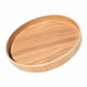 thumbnail image 4 of Bandeja redonda de madera hecha a mano Té Comida Fruta Fuente grande Madera 30cm, 4 of 5