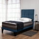 thumbnail image 1 of Cama Europea Valencia P + Respaldo Atenas 1 PL Felpa Azul, 1 of 5