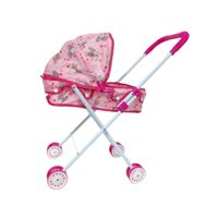 Magideal - Carrito De Empuje Para Muñecas, Juguete Para Niños De 3 Años En Adelante, Práctico Accesorio, Fácil Almacenamiento, Juego De Simulación Para Niños, Pl Patrón De Gato