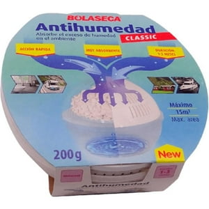 Sistema Antihumedad Bolaseca Con Su Recarga 200Gr Blanco