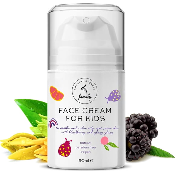 Crema hidratante facial The Natural and Organic Family 50 ml