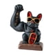 thumbnail image 1 of Estatua De Perro De La Suerte Con Brazo Musculoso, Regalo, Escultura Animal Para Inauguración De La Casa, Escritorio, Color Negro, 1 of 3