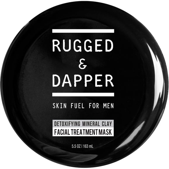 Mascarilla Facial RUGGED & DAPPER Detox con Arcilla Mineral 165 mL para Hombres