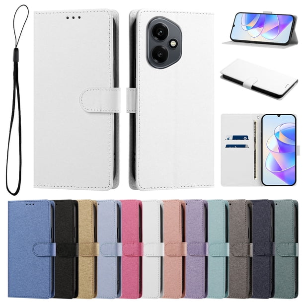 Cartera Funda para Honor 400 Carga Inalámbrica, Blanco