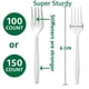 thumbnail image 2 of Utensilios compostables BIOCEAN, 100% almidón de maíz, juego de 150 piezas, 2 of 7