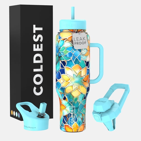 Vaso para Beber The Coldest Water 46oz Taza Antiderrames