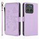 thumbnail image 2 of Funda Cartera Mariposa para [Motorola Edge 2026] con Soporte y Cremallera Morado claro, 2 of 6