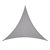 Toldo Vela Triangular Gris Miglu + Kit De Instalación
