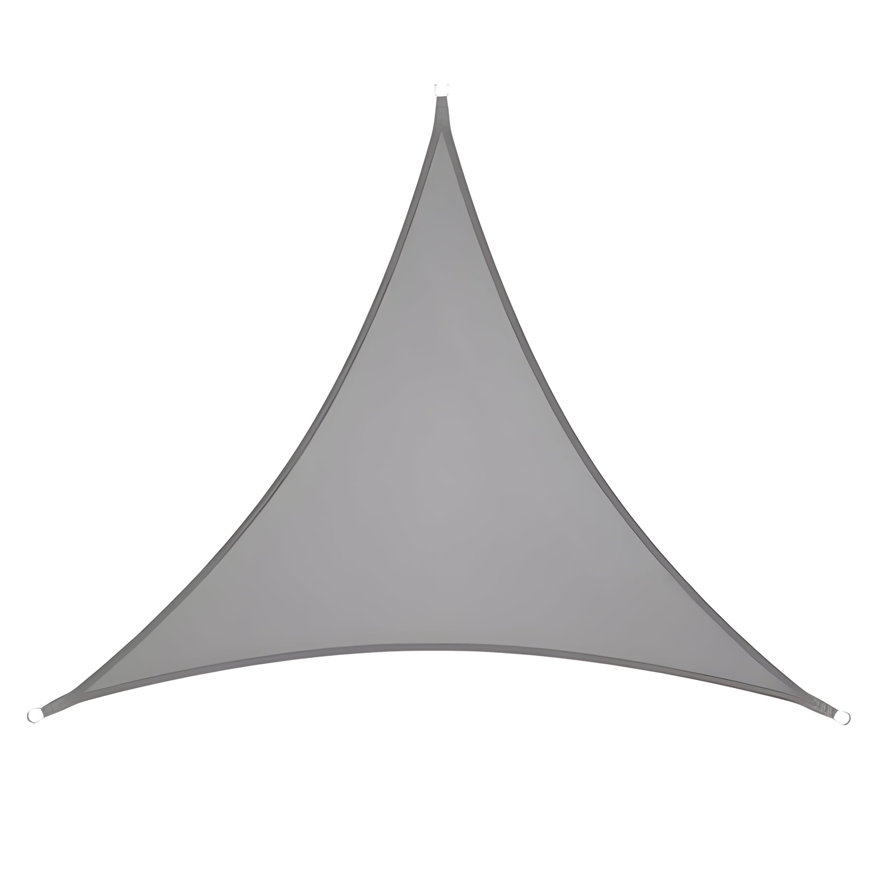 Toldo Vela Triangular Gris Miglu + Kit De Instalación