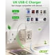 thumbnail image 4 of Adaptador de Enchufe Universal de Viaje Acer 5 Puertos USB 5.8A Beige, 4 of 7