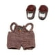 thumbnail image 2 of Ropa Para Muñecas De 6,69 Pulgadas, Disfraces, Accesorios Para Muñecas, Regalo De Cumpleaños Para Niñas Pequeñas, Color Marrón, 2 of 3