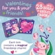 thumbnail image 2 of Kit de caja para el día de San Valentín Peaceable Kingdom Axolotl para niños, 2 of 6