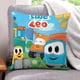 thumbnail image 1 of Leo el Camión Fundas de almohada de terciopelo con tema, regalos de funda de almohada, decoración para el hogar, cojín de lanzar, regalo de cumpleaños para fans y parejas.30*30cm., 1 of 6