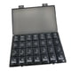 thumbnail image 1 of Caja de pastillas portátil de Organizador 4 veces Caja de pastillas grande Contenedor de pastillas para pastillas Suplementos de aceite Negro, 1 of 5
