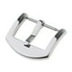 thumbnail image 1 of Hebilla pulida de acero inoxidable para correa de reloj genuina pin broche 18mm, 1 of 5