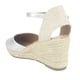 thumbnail image 4 of Alpargatas Chalada Mujer Penny-2 Plateado Plataforma, 4 of 7