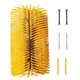 thumbnail image 3 of Cepillo De Masaje Resistente Para Rascar El Ganado, Para Caballos, Alces Y Ciervos, Color Amarillo, 3 of 5