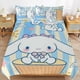 thumbnail image 3 of Cartoon Cinnamoroll Bedding Set Comforter Duvet Cover Set Quilt Cover for Kids Teens Bedroom Decoration, 3 of 5