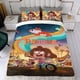 thumbnail image 4 of Primos Conjunto de sábanas temático, trío de piezas, cómodo y amigable con la piel, diseño único, regalo de decoración para el hogar para familiares, amigos y fans,135cm *200cm, 4 of 6