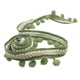 thumbnail image 3 of 5 Yd Cortina Cortina Cinta Pom Pom Borla Franja Costura Tapicería Decoración Verde, 3 of 5