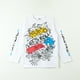 thumbnail image 1 of Polera Manga Larga Niño Graffiti Blanco Sonic, 1 of 4