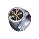 thumbnail image 1 of Anillo de Hombre Mujer Barbero Tijeras y Peine Gold 2021, 1 of 3