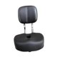 thumbnail image 5 of Asiento De Bicicleta Con Respaldo Plegable De Cuero De Repuesto Con Amortiguación, 5 of 5